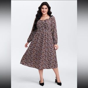 BloomChic Floral Print Maxi Dress size 1X (14-16)